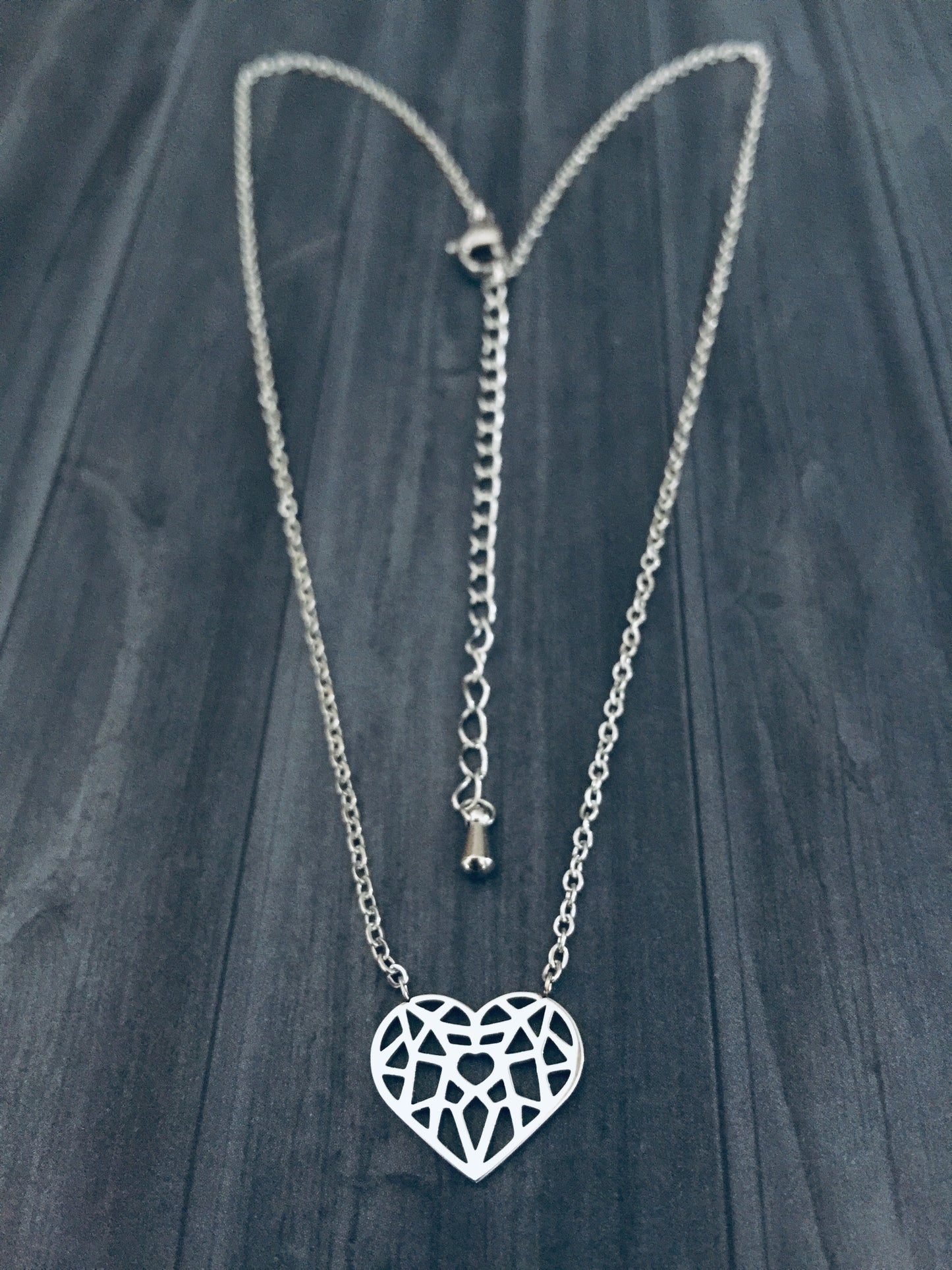 Origami Heart Necklace