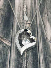 Load image into Gallery viewer, CZ Heart Necklace