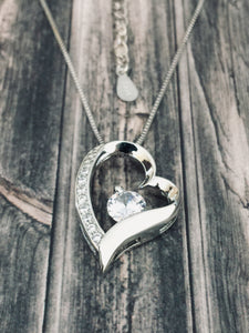 CZ Heart Necklace