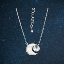 Load image into Gallery viewer, Crystal Moon Necklace