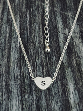 Load image into Gallery viewer, s Initial Heart Necklace