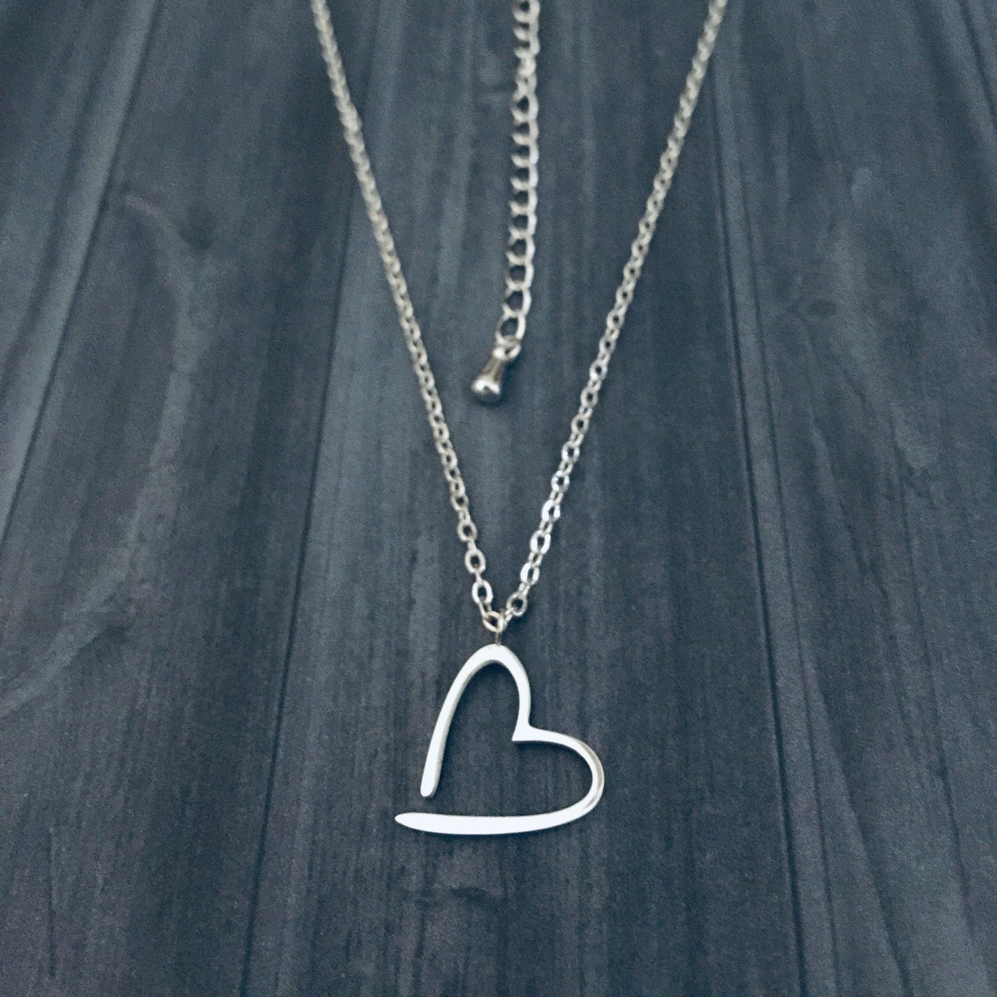 Floating Heart Necklace