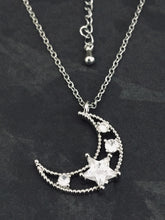 Load image into Gallery viewer, Star Crescent Moon Necklace