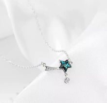 Load image into Gallery viewer, Blue Shooting Star Necklace