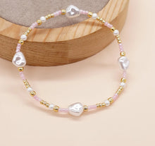 Load image into Gallery viewer, Beaded Pearl Boho Bracelet