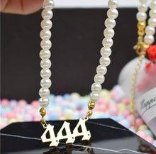 Load image into Gallery viewer, 444 Pearl Necklace