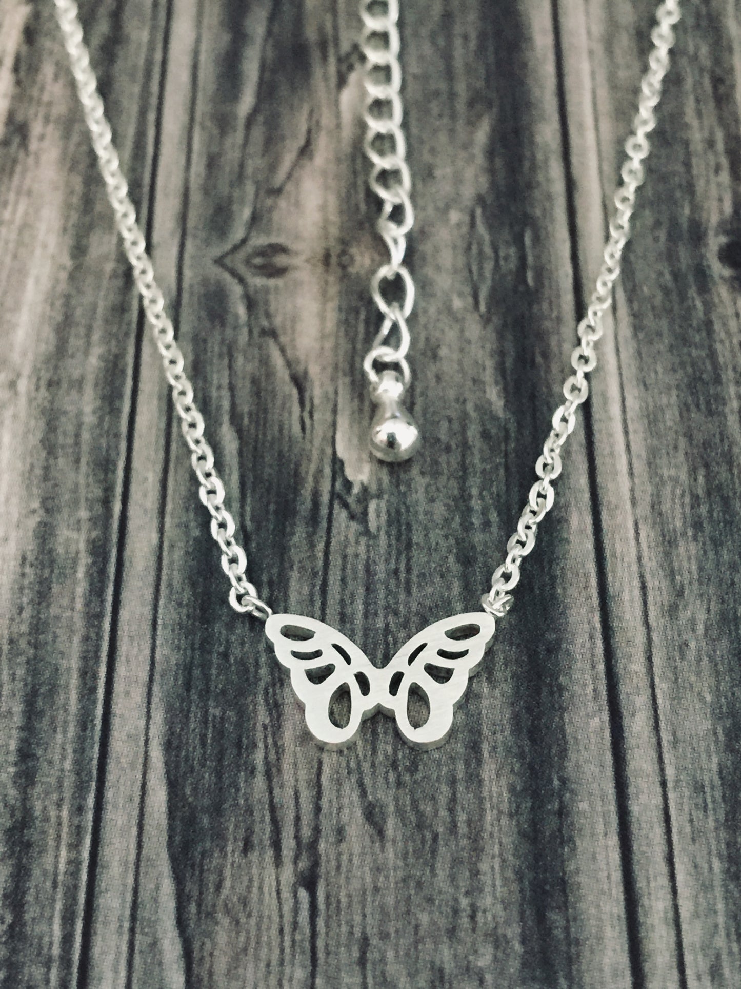 Small Origami Butterfly Necklace