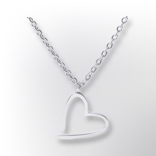 Floating Heart Necklace