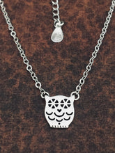Load image into Gallery viewer, Tiny Owl Necklace