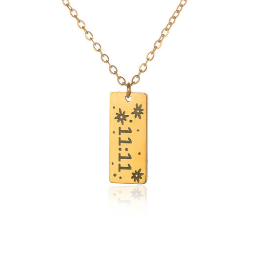 Make a Wish 11:11  Necklace