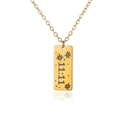 Make a Wish 11:11  Necklace