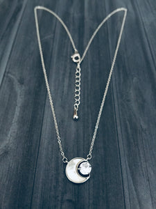 Crystal Moon Necklace