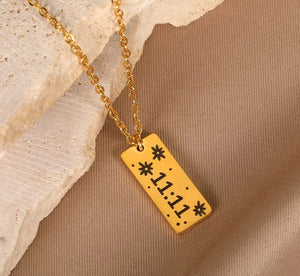 Make a Wish 11:11  Necklace
