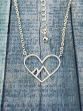Load image into Gallery viewer, Mountain Heart Necklace