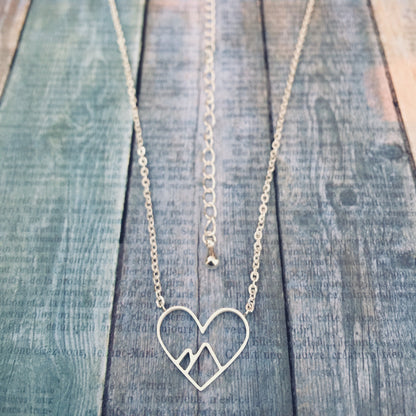 Mountain Heart Necklace