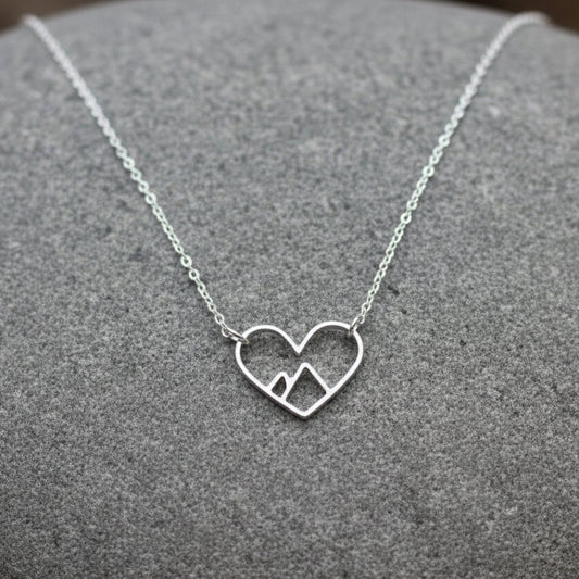 Mountain Heart Necklace
