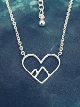 Load image into Gallery viewer, Mountain Heart Necklace