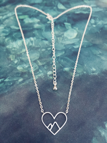 Mountain Heart Necklace